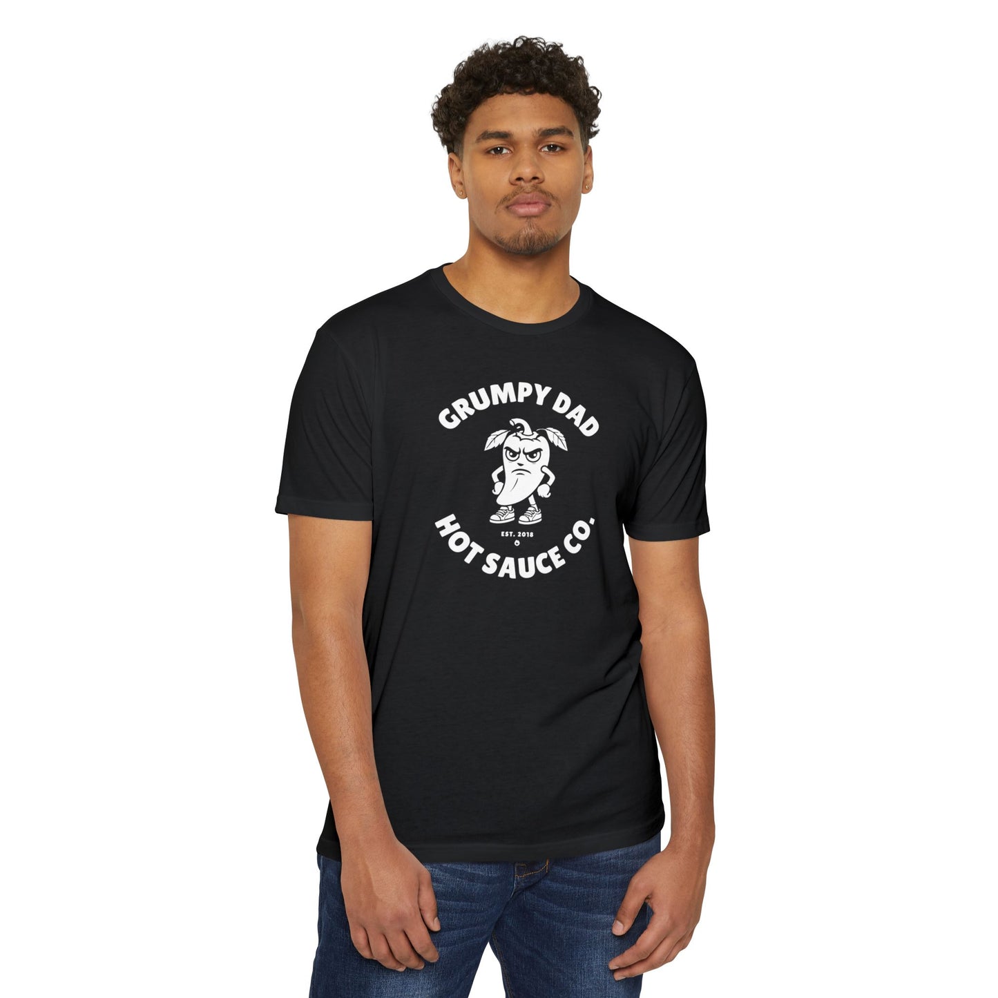 Grumpy Dad Pepper - Unisex CVC Jersey T-shirt