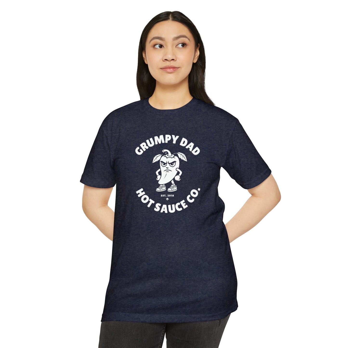 Grumpy Dad Pepper - Unisex CVC Jersey T-shirt