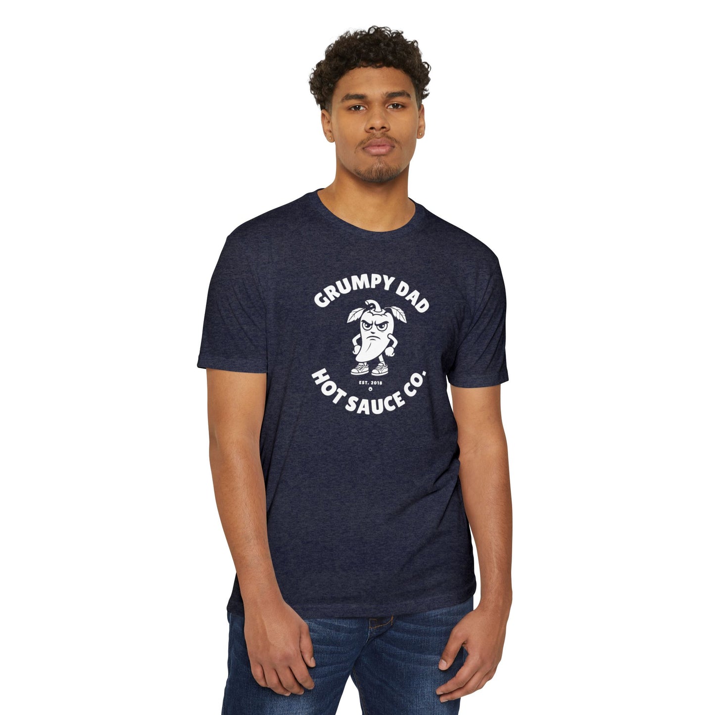 Grumpy Dad Pepper - Unisex CVC Jersey T-shirt