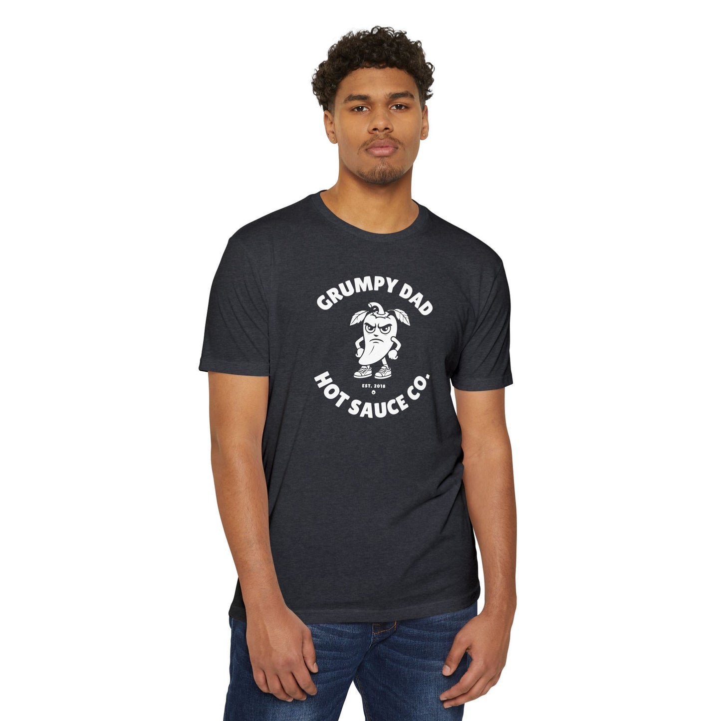 Grumpy Dad Pepper - Unisex CVC Jersey T-shirt